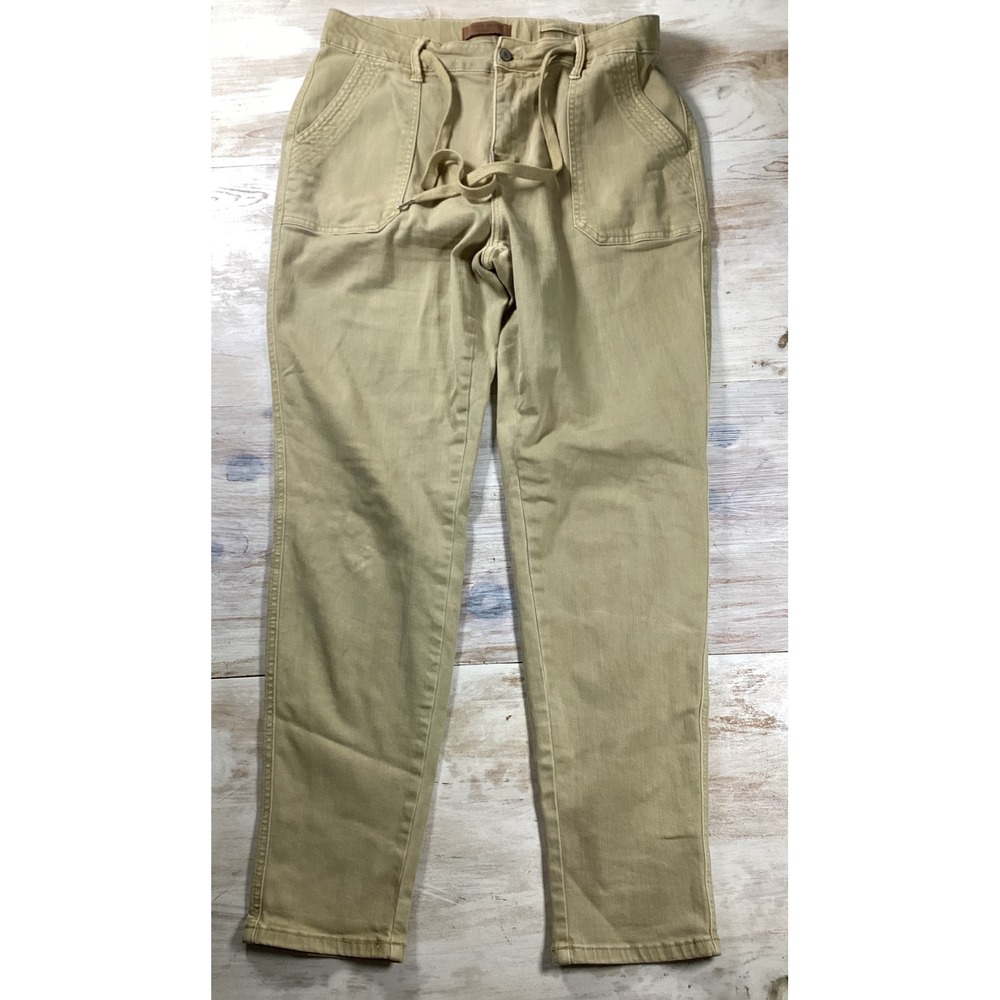 Judy Blue Women's Khaki‎ Drawstring Waist Utility Style Pants